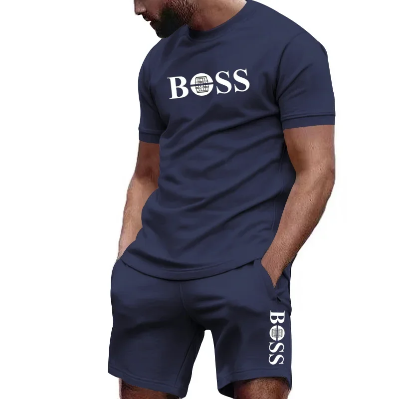 Running Gear For Men - new Men's two-piece sportswear short sleeved
