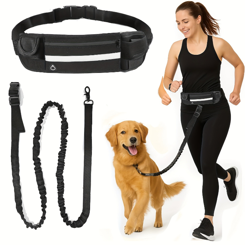 Running Gear Dog - Hands Free Dog Leash with Zipper