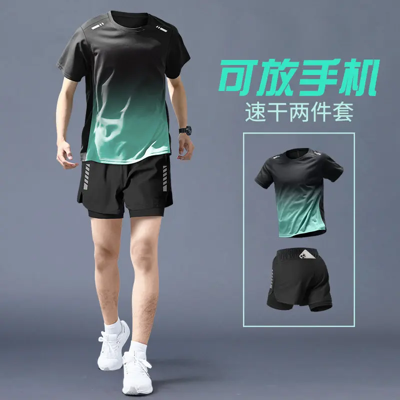 Men's Pro Running Set - Quick  - Running Gear Quick Dry ulasan dan harga