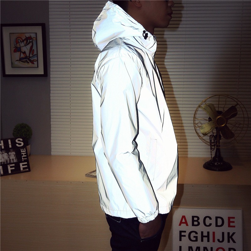 LED Light Up Windbreaker Coupl - Reflective Running Jacket ulasan dan harga
