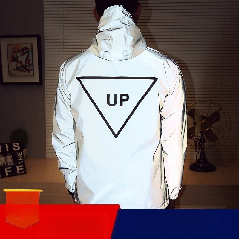 LED Light Up Windbreaker Coupl - Reflective Running Jacket ulasan dan harga
