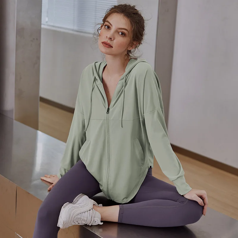 New Women Fitness Jacket Breat - Reflective Running Jacket ulasan dan harga