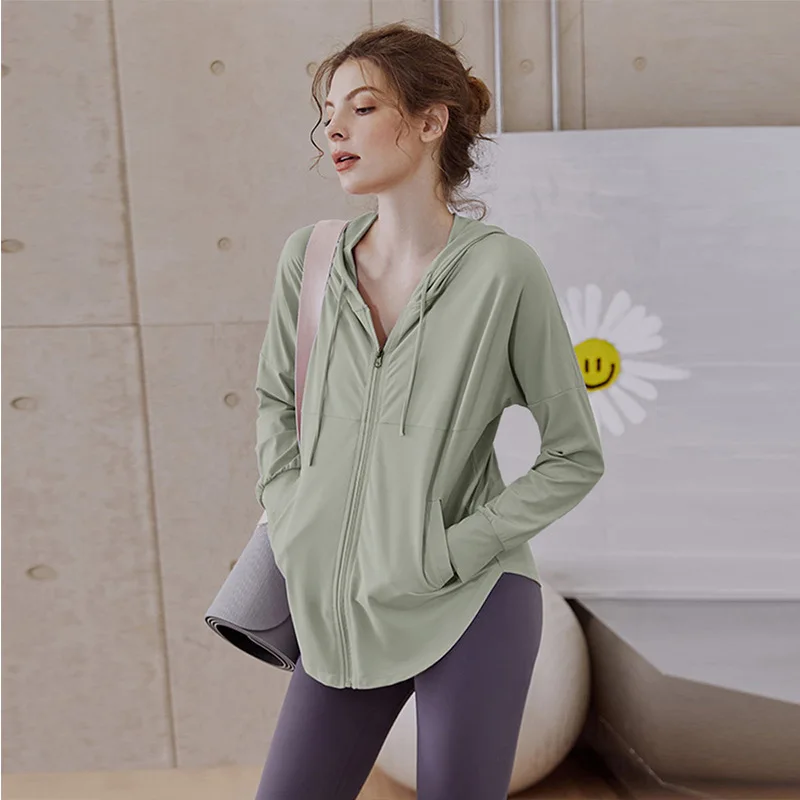 New Women Fitness Jacket Breat - Reflective Running Jacket ulasan dan harga
