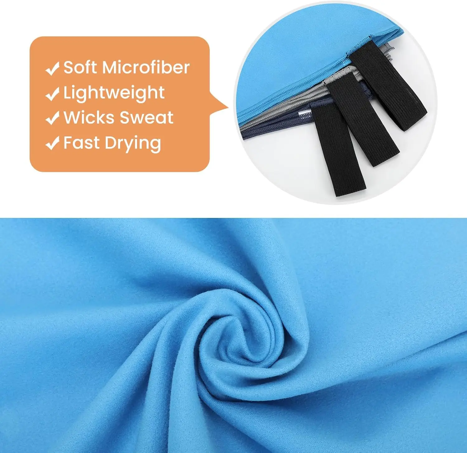 3 Pack Quick Dry Gym Towel for - Running Gear Quick Dry ulasan dan harga