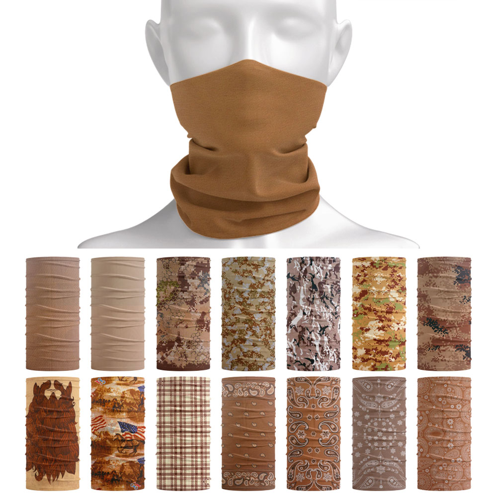 Brown Seamless Bandanas Mocha  - Running Gear Youtube ulasan dan harga