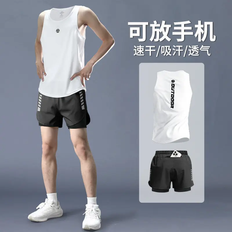 Men's Summer Quick-Dry Tank To - Running Gear For Men ulasan dan harga