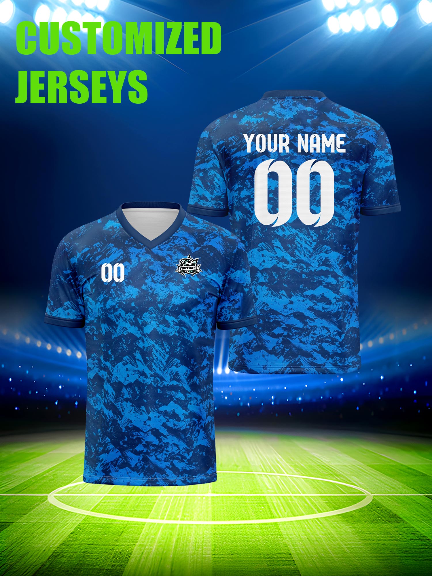 Custom Soccer Jersey With Cust - Running Gear For Men ulasan dan harga
