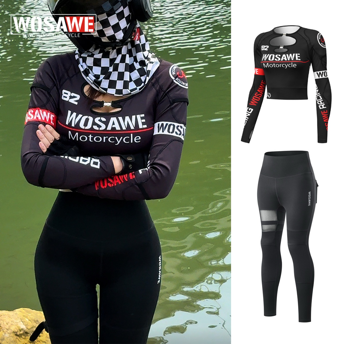WOSAWE Summer Women Slim Motor - Reflective Running Jacket ulasan dan harga