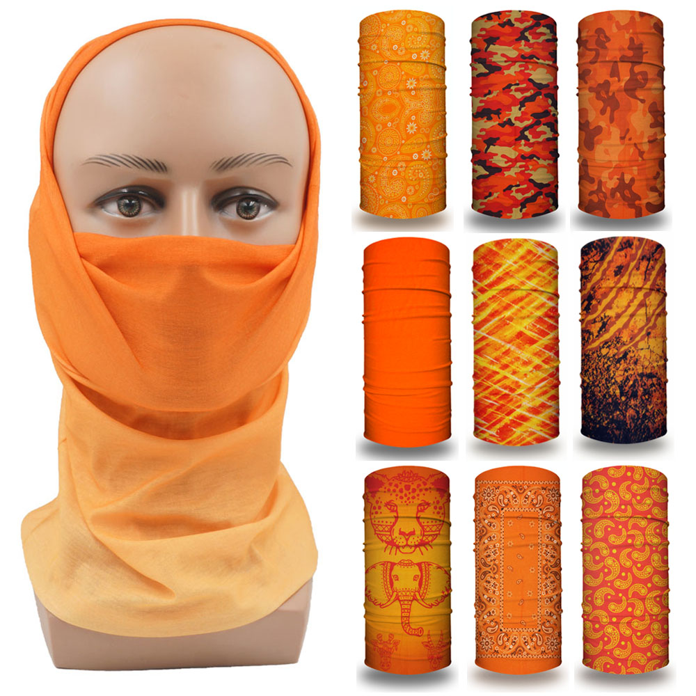 Orange Face Bandana Women Runn - Running Gear Youtube ulasan dan harga