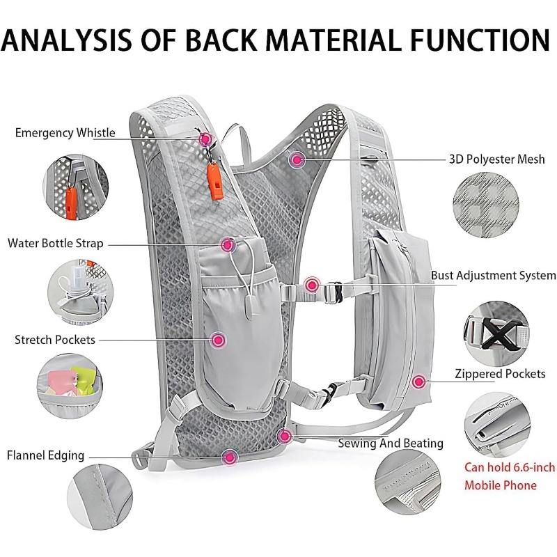 Running Vest for Marathon Trai - Reflective Running Jacket ulasan dan harga