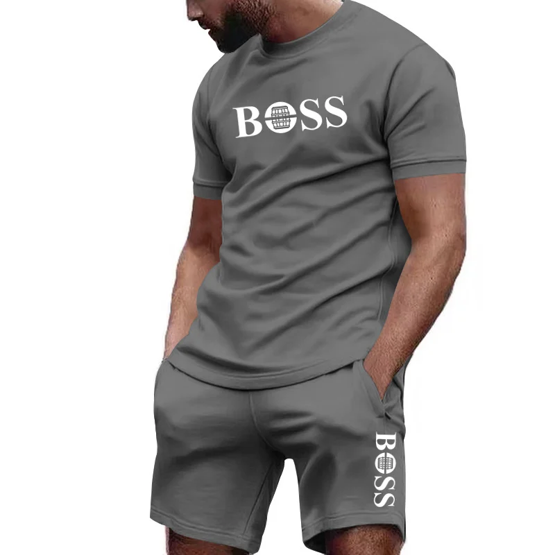 new Men's two-piece sportswear - Running Gear For Men ulasan dan harga