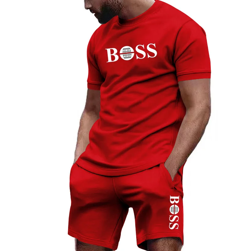 new Men's two-piece sportswear - Running Gear For Men ulasan dan harga