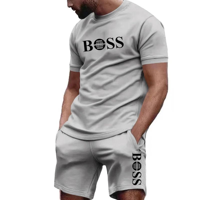 new Men's two-piece sportswear - Running Gear For Men ulasan dan harga