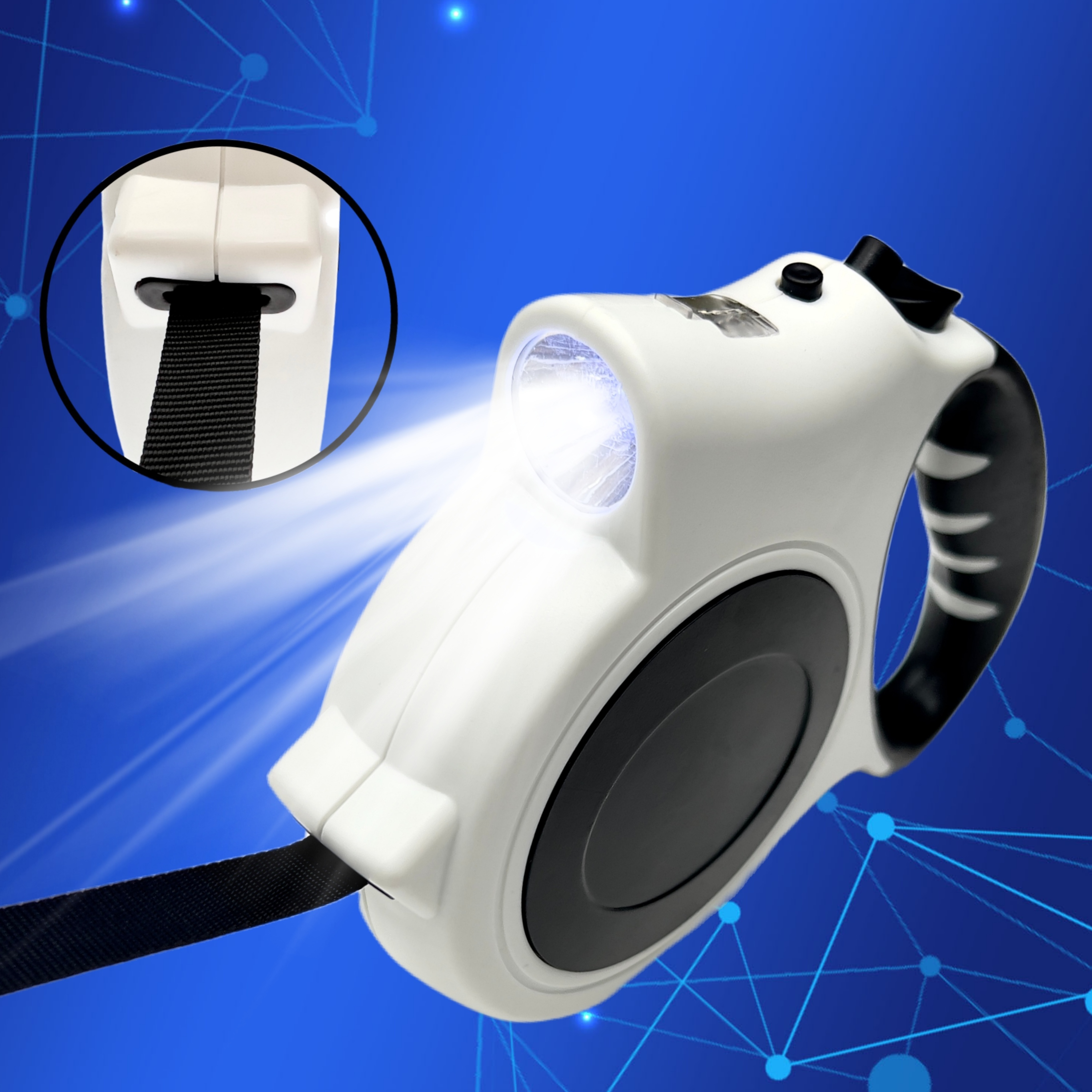 1pc Illuminated Retractable Do - Running Gear Dog ulasan dan harga