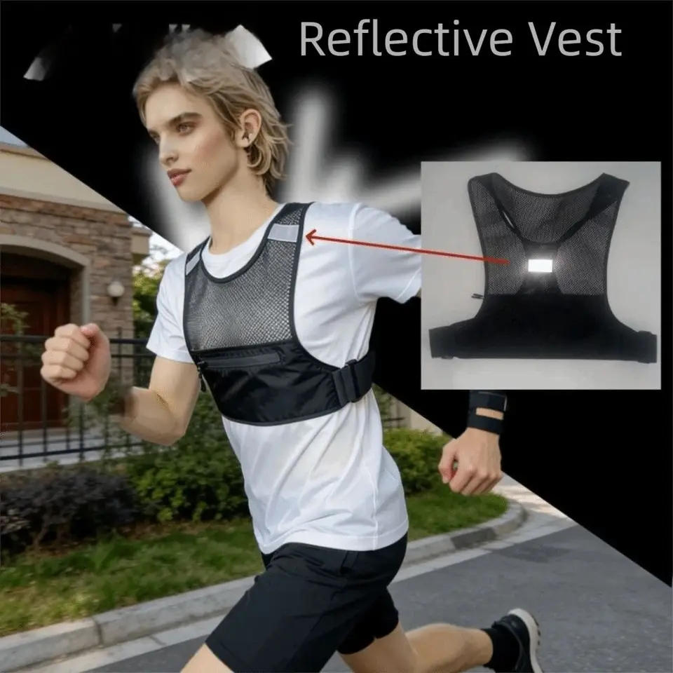 High Visibility Reflective Ves - Reflective Running Jacket ulasan dan harga