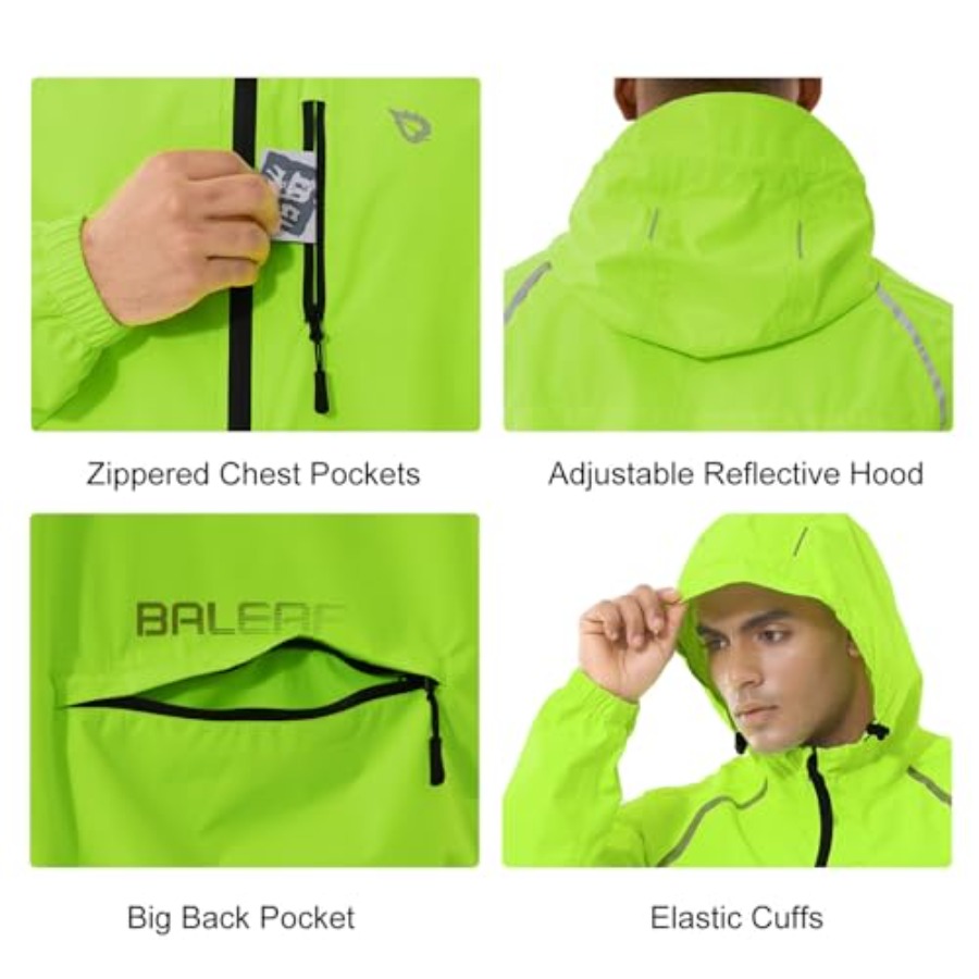 Men's Rain Jacket Waterproof W - Running Gear In Rain ulasan dan harga