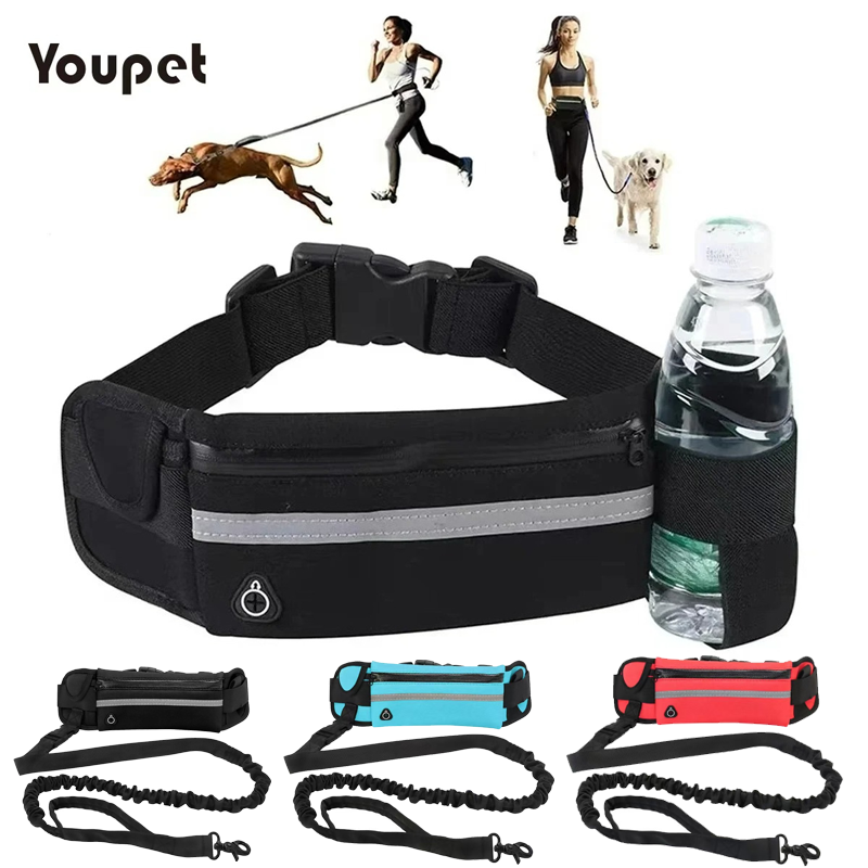 Dog Running Waist Leash Nylon  - Running Gear Dog ulasan dan harga