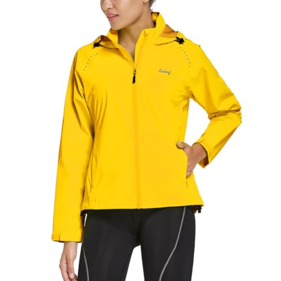 baleaf Women's Rain Jackets Wa - Reflective Running Jacket ulasan dan harga