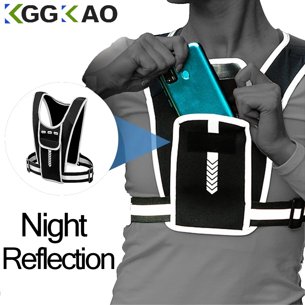 Running Vest Phone Holder for  - Reflective Running Jacket ulasan dan harga