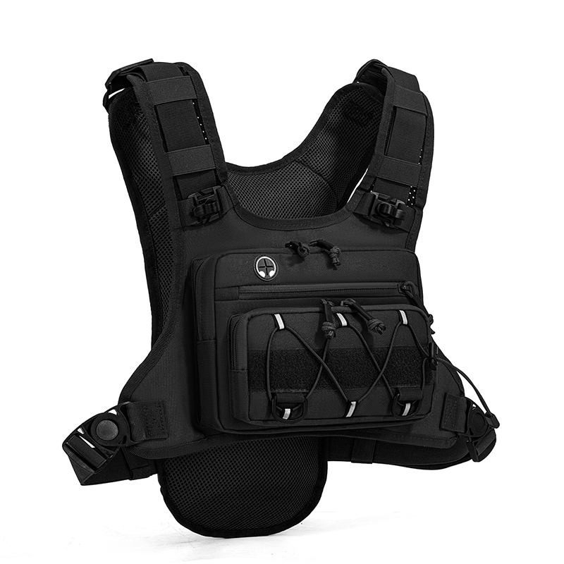 Tactical Bag Front Chest Rig V - Reflective Running Jacket ulasan dan harga