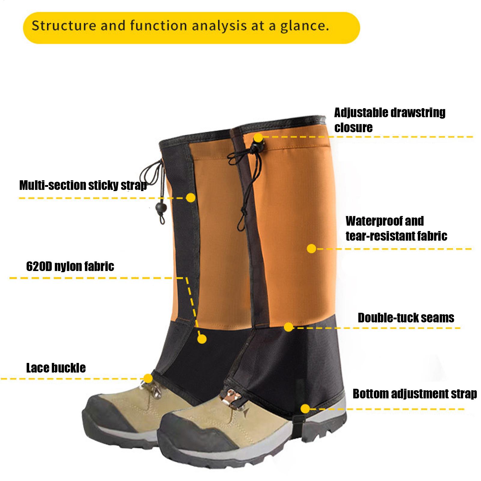 Waterproof Leg Gaiters for Hik - Running Gear In Rain ulasan dan harga