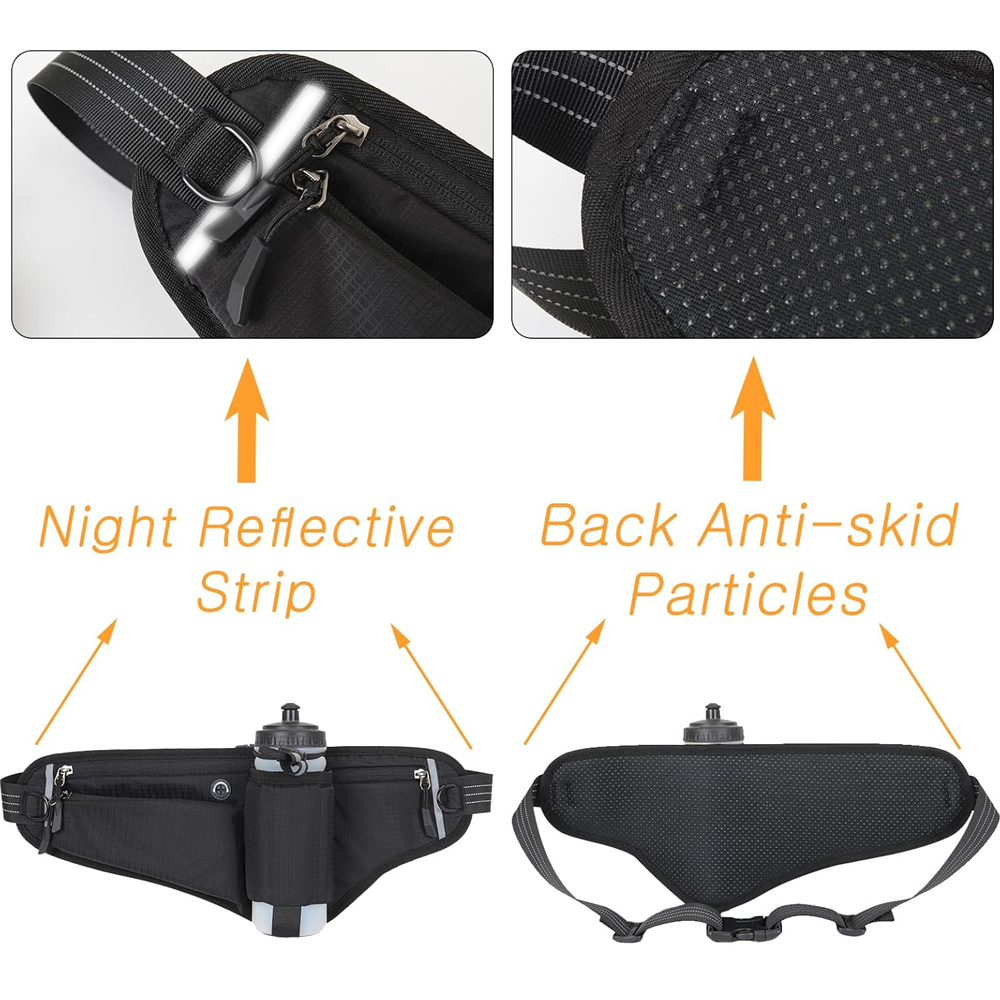 1PCS Fanny Pack with Water Bot - Running Gear Dog ulasan dan harga