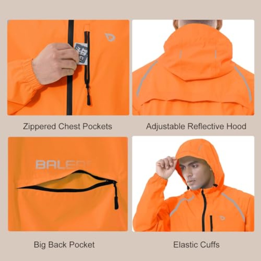 Men's Rain Jacket Waterproof W - Running Gear In Rain ulasan dan harga
