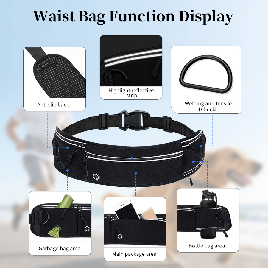 Foldable Reflective Dog Leash  - Running Gear Dog ulasan dan harga