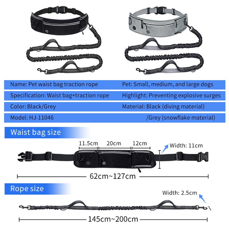Foldable Reflective Dog Leash  - Running Gear Dog ulasan dan harga